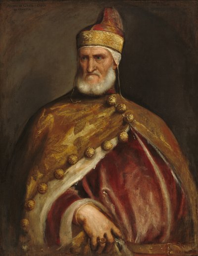 Portrait of Doge Andrea Gritti by Tiziano Vecelli